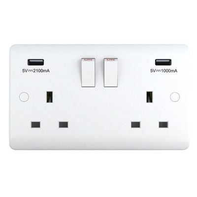 WHITE PVC SWITCHES & SOCKETS - KBV